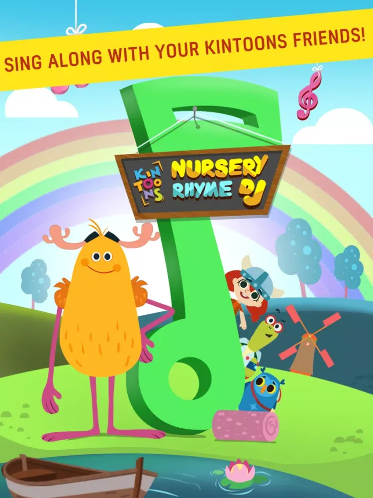 KinToons - Nursery Rhyme DJ iPad  Screenshots
